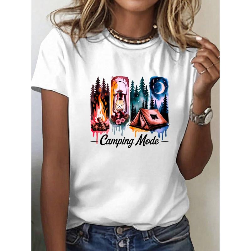 Adventure - ready Gunpla brand Vibrant Lightsaber brand - Shirt: Dive into TNF Great Outdoors with WB shield "Camping...