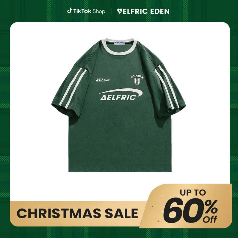 Aelfric Eden Star Emblem Letter Print Tee Hoodie, Sweatshirt | RetroVerseTees.com