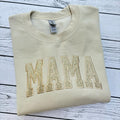 Aesthetic Glitter Mama Crewneck Sweatshirt T-Shirts, Hoodie | RetroVerseTees.com