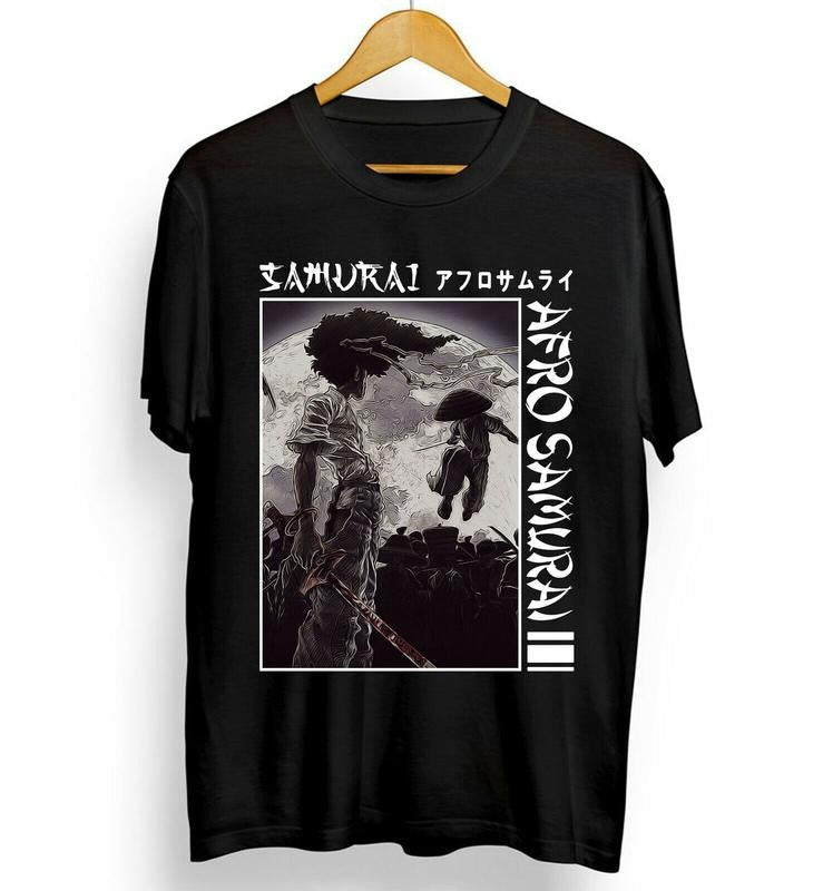 Afro Samurai Under Sun Japanese best Manga Otaku Sword Warrior Unisex T-Shirt S-4XL Hoodie, Sweatshirt | RetroVerseTees.com