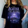 Agatha Harkness Vintage Shirt, Agatha Harkness Retro 90s Shirt, Vintage Agatha All Along T- Shirt Hoodie, Sweatshirt