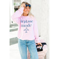 'Airplane Mode' Travel Vacation Sweatshirt Women Pullover T-Shirts, Hoodie | RetroVerseTees.com