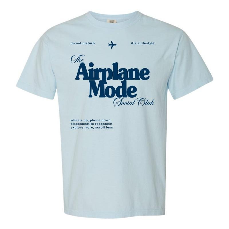 'Airplane Mode Social Club' T-Shirt Hoodie, Sweatshirt | RetroVerseTees.com