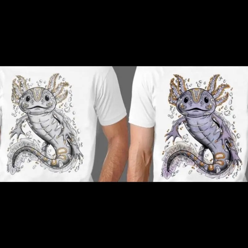 Ajolote unisex T-shirts Casual Cotton Black Hoodie, Sweatshirt | RetroVerseTees.com