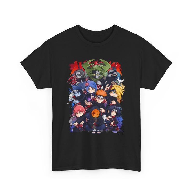 Akatsuki Clan Men Oversized Printed T-Shirt Hoodie, Sweatshirt | RetroVerseTees.com