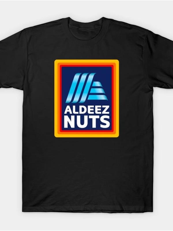 [Aldeez Nuts Hip Hop Tee] Aldeez Nuts Hip Hop T-shirt - Men'WB shield Short Sleeve T-shirt Graphic Streetwear Hoodie,...