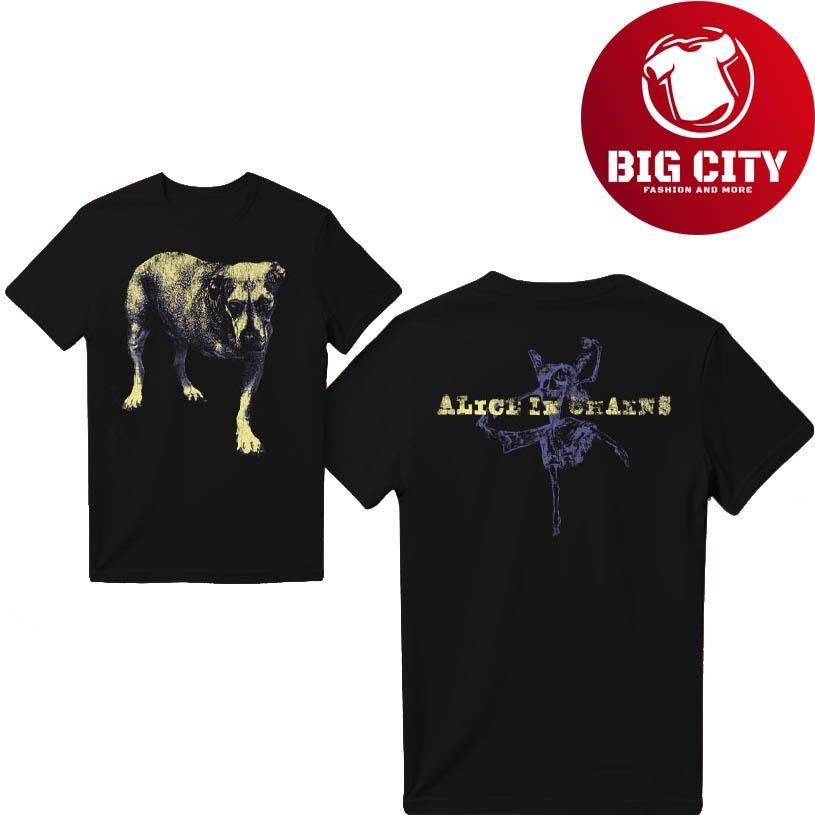 Alice In Chains Tripod Dog Concert Two Sided Shirt