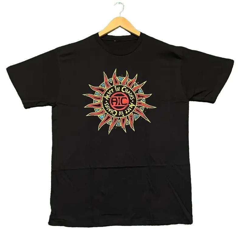 Alice in Chains Sun Rock Band T-Shirt, Gift Shirt Hoodie, Sweatshirt | RetroVerseTees.com