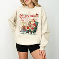 All Booked For Christmas Sweatshirt, Reading Sweatshirt, Christmas Books Sweatshirt, Santa Claus Sweatshirt, Book Lover...