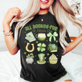 All Booked for St. Patrick's Day, Teacher St Patrick Shirt, Lucky Teacher T-Shirt, Green Ribbon, Brushstroke Book Lover...