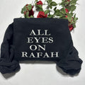 All Eyes on Rafah embroidered Sweatshirt custom embroidered Crewneck T-Shirts, Hoodie | RetroVerseTees.com