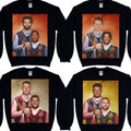 All Football Teams Step Brothers Crewneck Sweatshirt, Sweater for Football Fans T-Shirts, Hoodie | RetroVerseTees.com