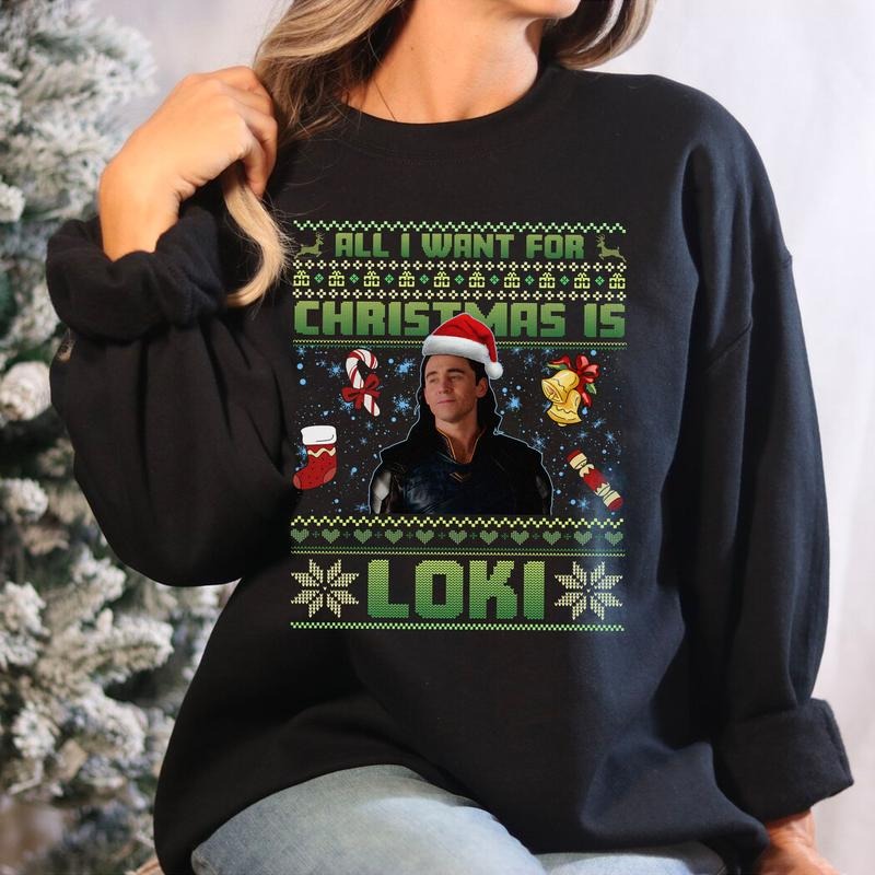 All I Want For Christmas Sweatshirt T-Shirts, Hoodie | RetroVerseTees.com