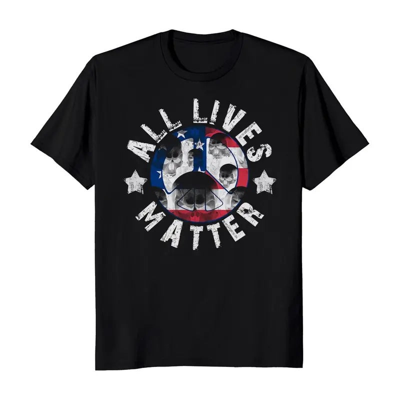 All Lives Matter Peace Civil Rights Men's T-Shirt Crewneck Casual Hoodie, Sweatshirt | RetroVerseTees.com