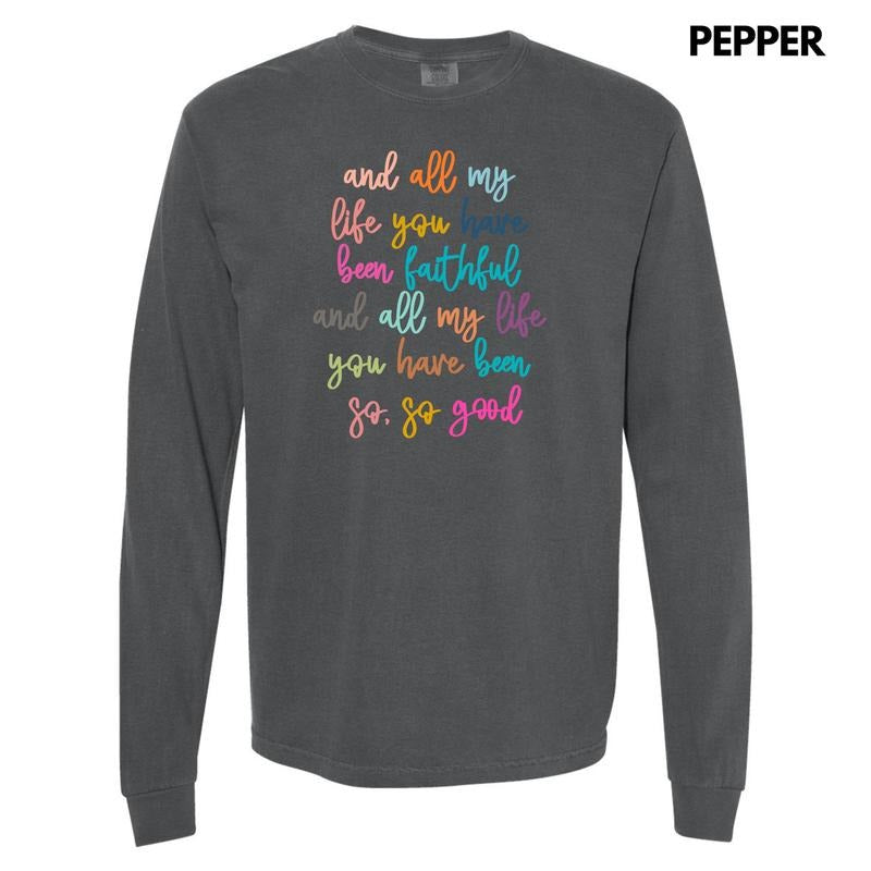 All My Life Long Sleeve Comfort Colors T-Shirt 'NLB' Hoodie, Sweatshirt | RetroVerseTees.com