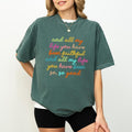 All My Life You Have Been Faithful Muted Shirt, Scripture Graphic Tee Women, Faithful Bible Verse Printed T-shirt, Comfy...