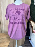 All Oopsies No Daisies Tee - Purple - Cat Lover Tee - Purple Tshirt - Funny Tee Hoodie, Sweatshirt | RetroVerseTees.com