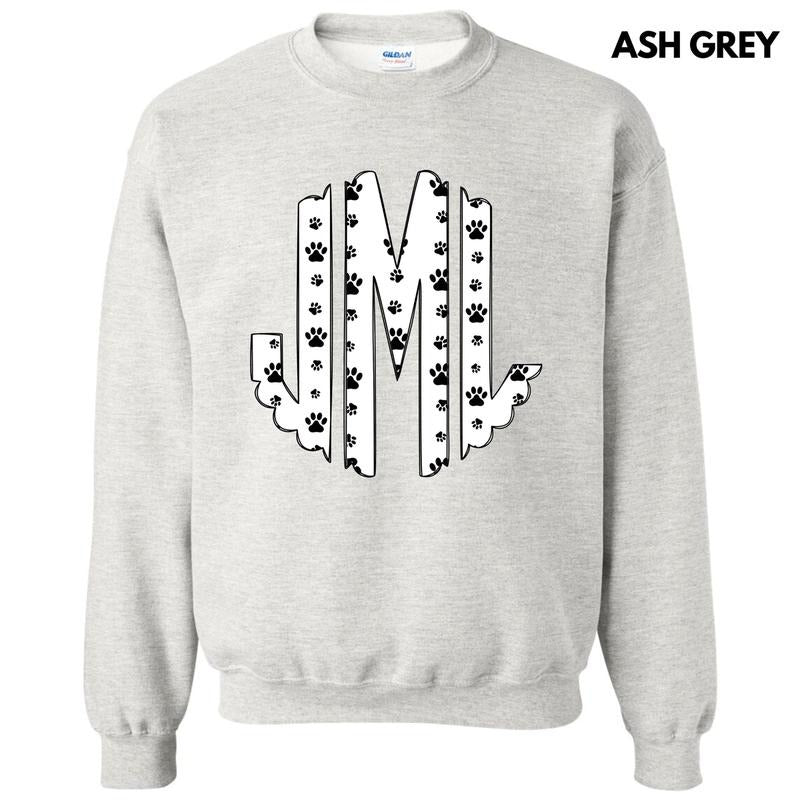 All Paws Monogram Sweatshirt 'NLB' T-Shirts, Hoodie | RetroVerseTees.com