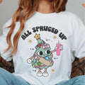 All Spruced Up ~ Unisex Apparel Relaxed Fit Printed in the USA Clothing Womenswear Casual and Comfortable Cotton Crewneck...