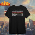All Time Baseball WAR Leaders shirt