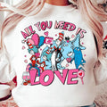 All You Need Is Valentine Shirt, Happy Valentine Day DrrSeuss Shirt, Love Cat In The Hat Shirt, Thing 1 Thing 2 Shirt,...