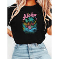 Aloha State FOG Mind Tropical Graphic Tee with Palm Trees Gunpla brand Waves for Beach Getaways Hoodie, Sweatshirt