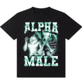 Alpha Male Ironic Shirt With Wolf Graphic, Ironic Alpha Male Unicorn Rainbow, Funny T-Shirt Hoodie, Sweatshirt