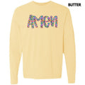 Amen Ditzy Florals Long Sleeve Comfort Colors T-Shirt 'NLB' Hoodie, Sweatshirt | RetroVerseTees.com