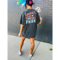 America Land of The Free T-shirt, Distressed America Shirt, USA Flag Shirt, Stars and Stripes Shirt, Fourth of July Gift...