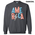 America Lightning Bolt Sweatshirt T-Shirts, Hoodie | RetroVerseTees.com