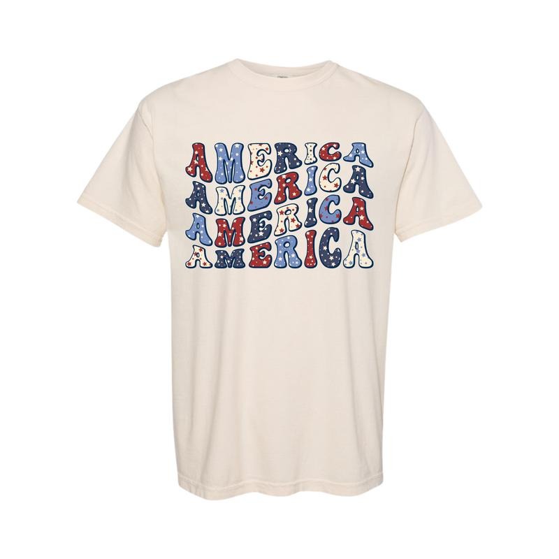 America Stars USA Colorful Graphic T-Shirt Hoodie, Sweatshirt | RetroVerseTees.com