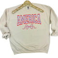 America Varsity Letter Sweatshirt ' NLB' T-Shirts, Hoodie | RetroVerseTees.com