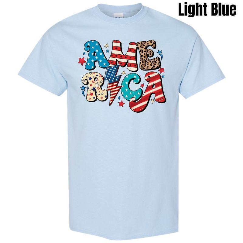 America the Beautiful Gildan Short Sleeve T-Shirt 'NLB' Hoodie, Sweatshirt | RetroVerseTees.com