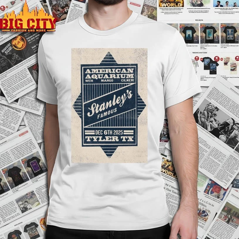 American Aquarium Margo Cilker Tyler, TX Dec 6 2025 Poster shirt