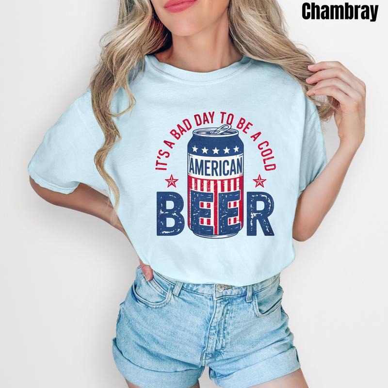 American Beer Bad Day Comfort Colors T-Shirt 'NLB' Hoodie, Sweatshirt | RetroVerseTees.com