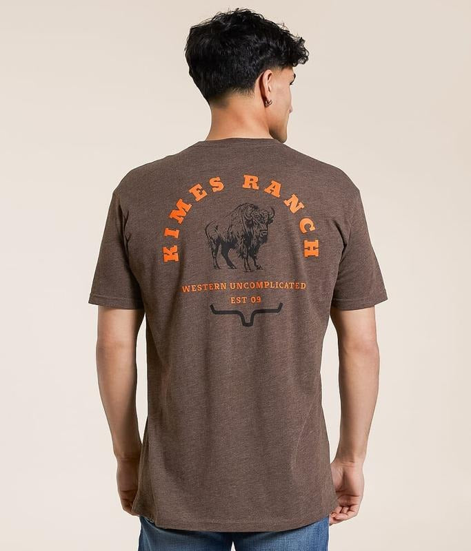 American Bison T-Shirt Cotton Crewneck Hoodie, Sweatshirt | RetroVerseTees.com