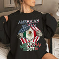 American Born Mexican Roots Flag Tee Proud Usa Love Mexico T Shirt, Unisex Sweater Pullover Tee Hoodie, Sweatshirt