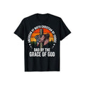 American By Birth Christian By Choice Dad By Grace of God T-Shirt Pure Cotton Casual Style Crew Neck Short Sleeve T-Shirt...