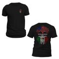 American Grown With Mexican Roots Front & Back Print T-Shirt Crewneck Casual Hoodie, Sweatshirt | RetroVerseTees.com
