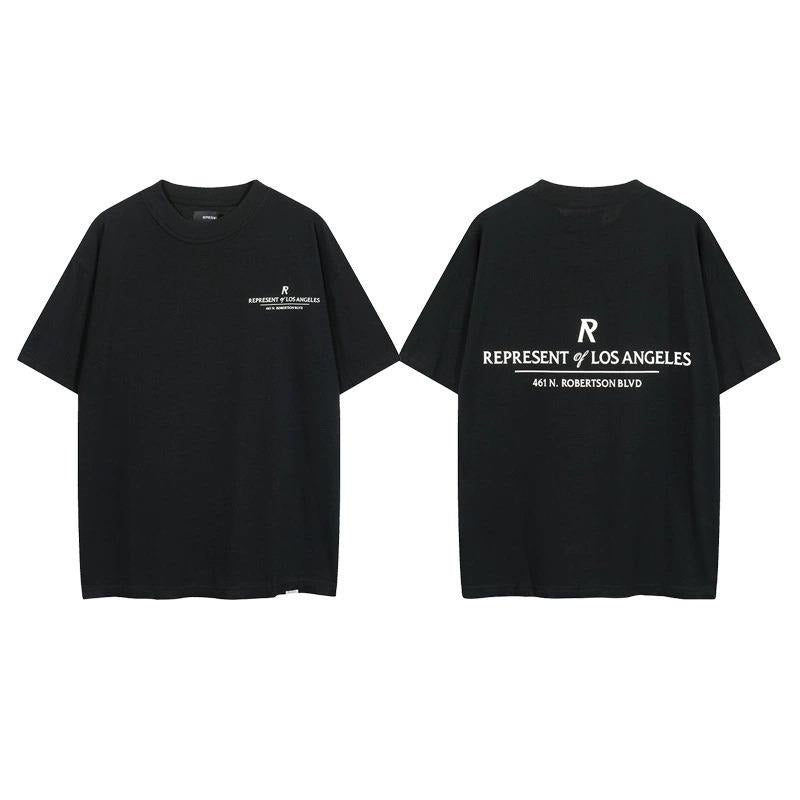 American High Street Fashionable Loose All-Match Short-Sleeved T-shirt Men Hoodie, Sweatshirt | RetroVerseTees.com
