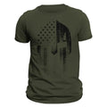 American Spartan Black 2.1 USA Patriotic Men's T-Shirt Casual Classic Hoodie, Sweatshirt | RetroVerseTees.com