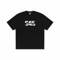 American Split Logo Printing round Neck Basic Casual All-Match Design Sense Loose Fashion Brand Short Sleeve T-shirt...
