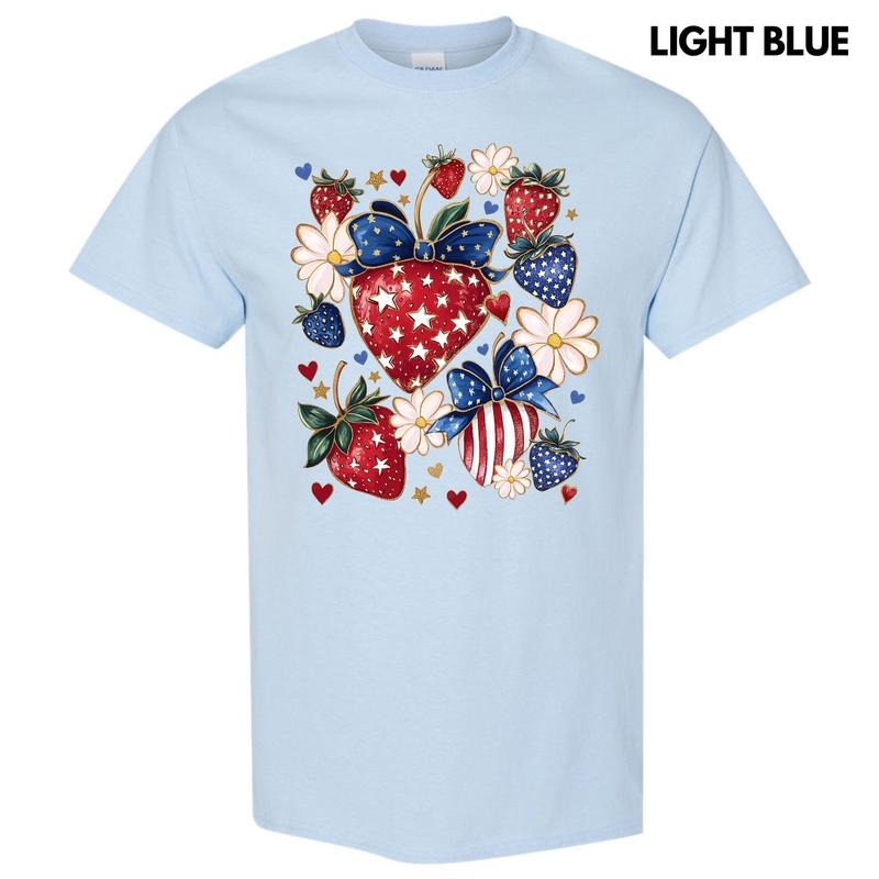 American Strawberries Gildan Short Sleeve T-Shirt 'NLB' Hoodie, Sweatshirt | RetroVerseTees.com