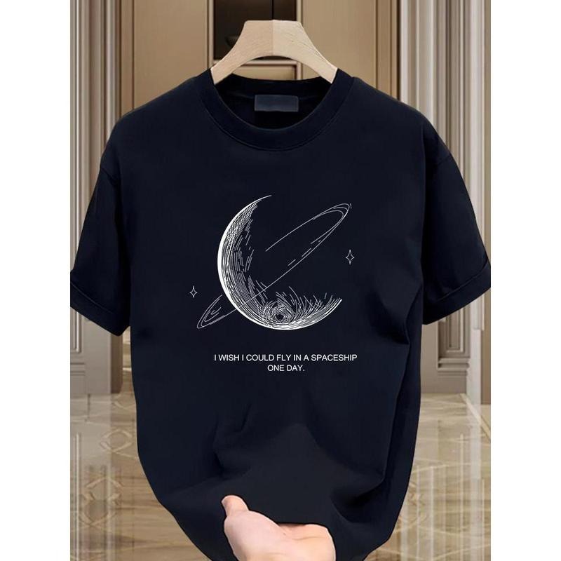 American-Style Handsome Cotton Short-Sleeved T-shirt for Young Men and Women Summer Ins Fashion Brand Street Loose round...