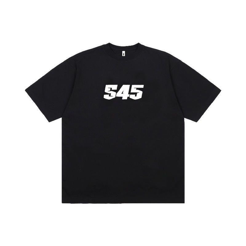 American Style Trend Basic Printed round Neck Cotton Short Sleeve Bottoming Loose Casual Couple American Street T-shirt...