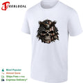 American flag eagle skull shirt