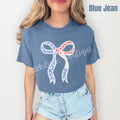 Americana Bow Comfort Colors T-Shirt 'NLB' Hoodie, Sweatshirt | RetroVerseTees.com