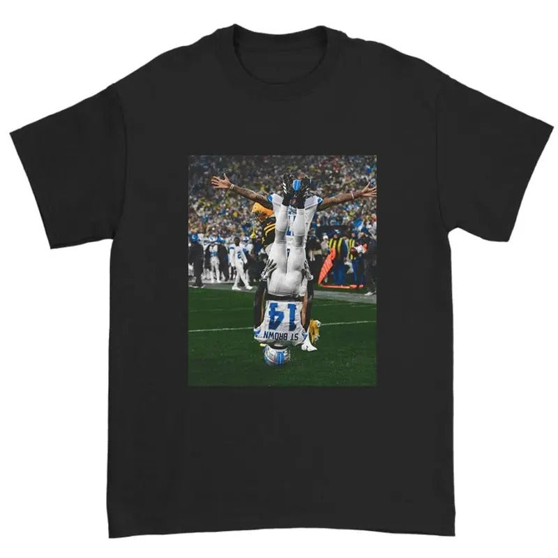 Amon-Ra St'Brown Shirt, Vintage Sports Shirt, Fan Gift, unisex t-shirt, sweatshirt, Hoodie, Y2k shirt, Bootleg Tee, Rare...