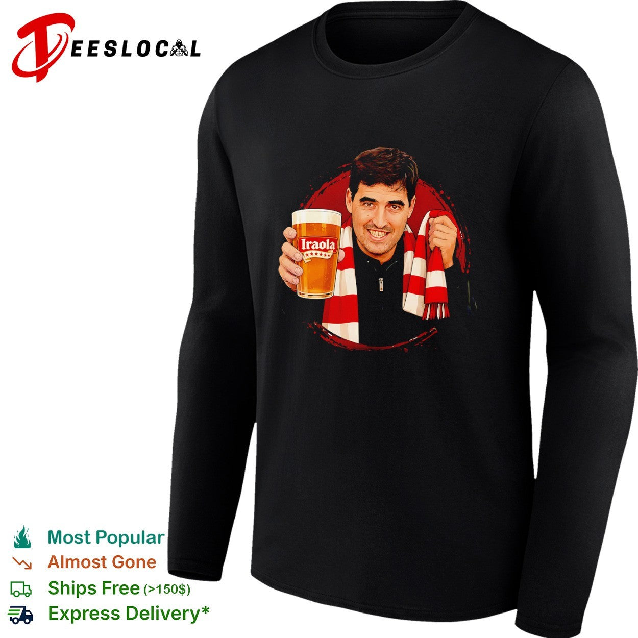 Andoni Iraola Beer Toast Bournemouth Manager shirt