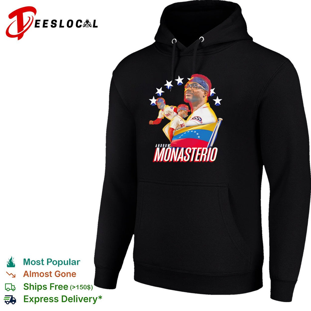 Andruw Monasterio Boston Red Sox Venezuela baseball shirt